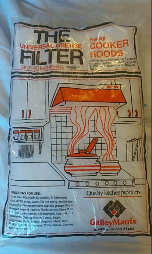 A Brand new Galley Matrix GF2 Universal Grease Filter For All Kitchen Cooker Hoods