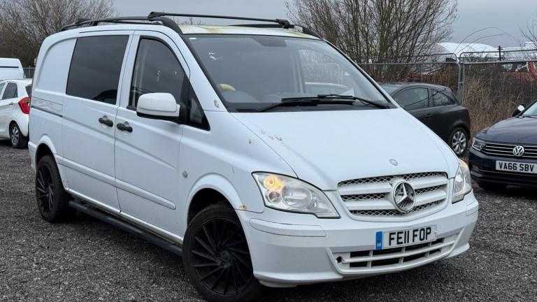 2011 Mercedes-Benz Vito 113 CDI Crew Cab 5 Seats Manual Compact SWB Dualiner PANEL VAN Diesel Manual