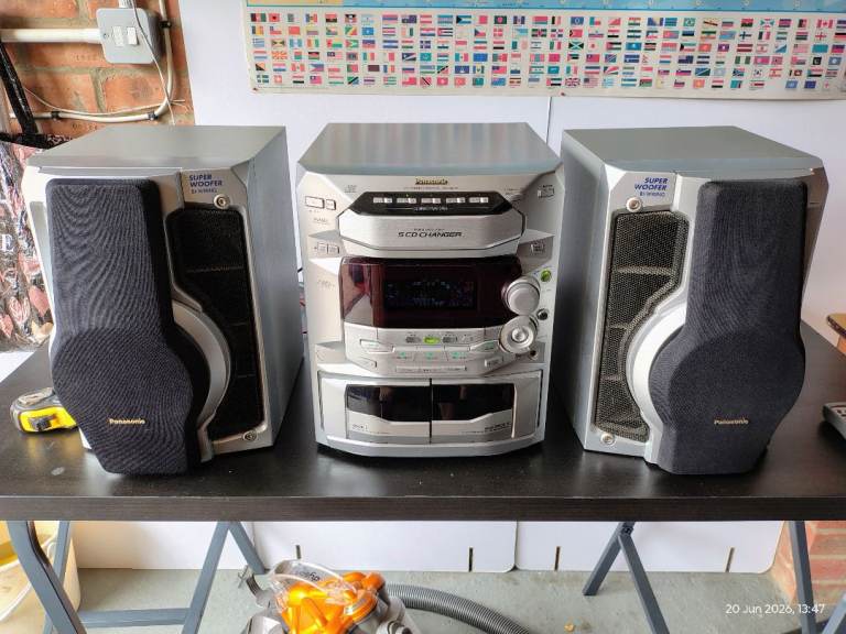 Panasonic 5 CD changer Stereo system