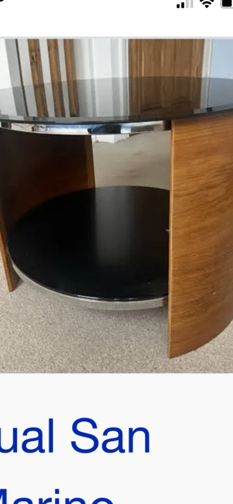 Pair Lamp/chair-side tables