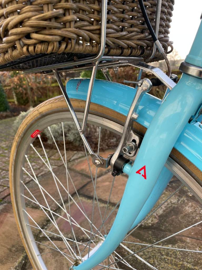 Adventure Prima Cafe Blue Ladies Bike with Basket