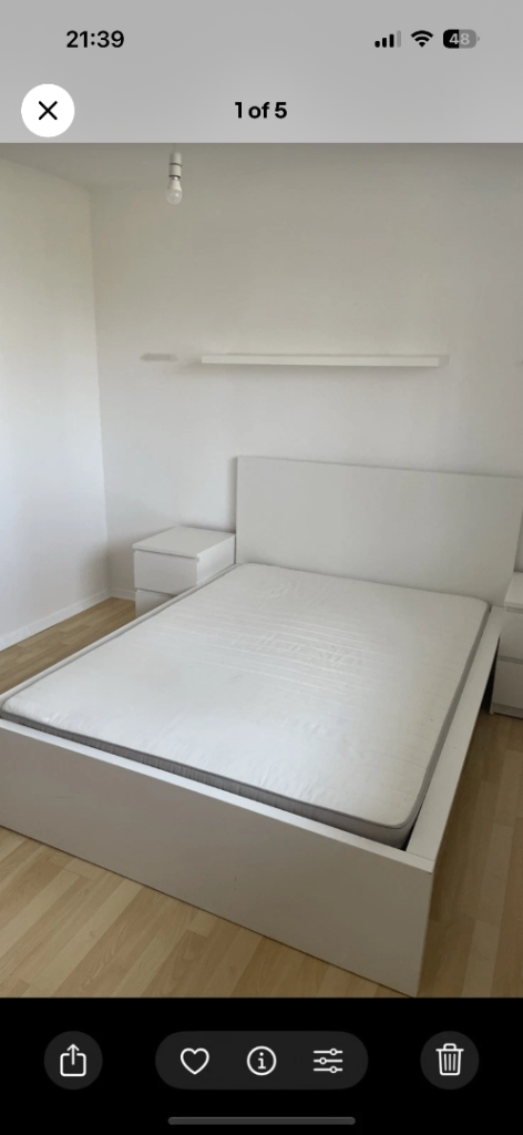 IKEA Double Bed Mattress SW19