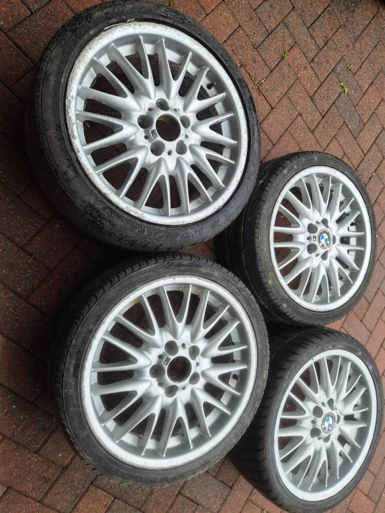 18 inch genuine bmw mv1 alloy wheels pcd 5x120 
