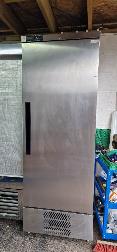 WILLIAM COMMERCIAL UPRIGHT CHILLER STAINLESS STEEL CATERING FRIDGE FULLY WORKING 