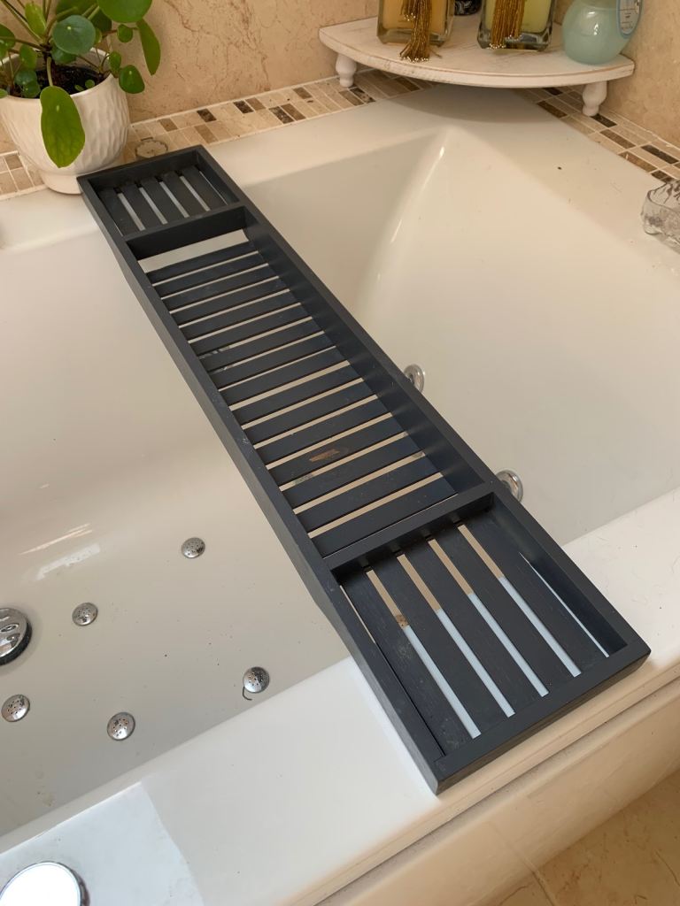 Bath Caddy Tray – Grey, Good Condition