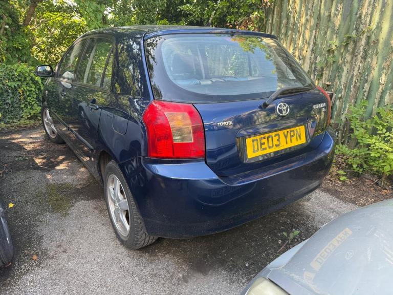 Toyota, COROLLA, Hatchback, 2003, Manual, 1598 (cc), 5 doors