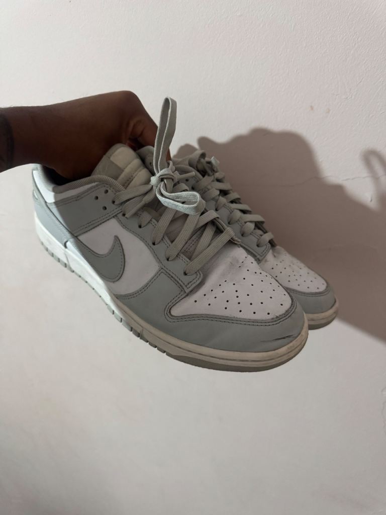 Nike Dunk Low Grey Fog Trainers – Good Condition