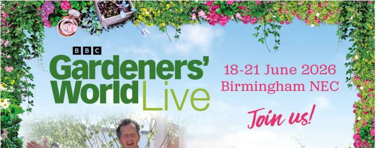 a pair of tickets for BBC Gardeners’ World Live 