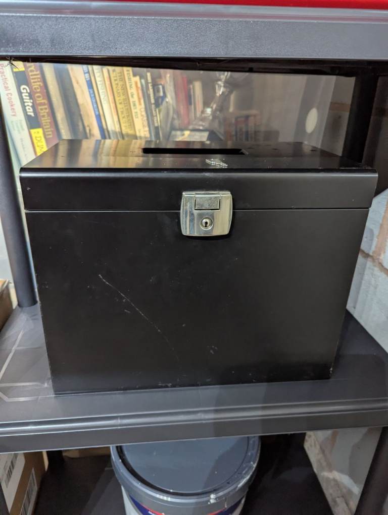 BLACK FILING BOX 