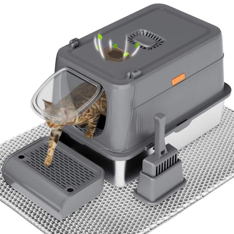 Cat Litter Box XL STAINLESS 