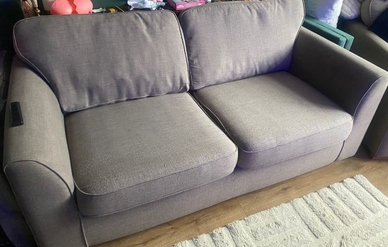 image for Large 3 seater sofa and armchair - FREE