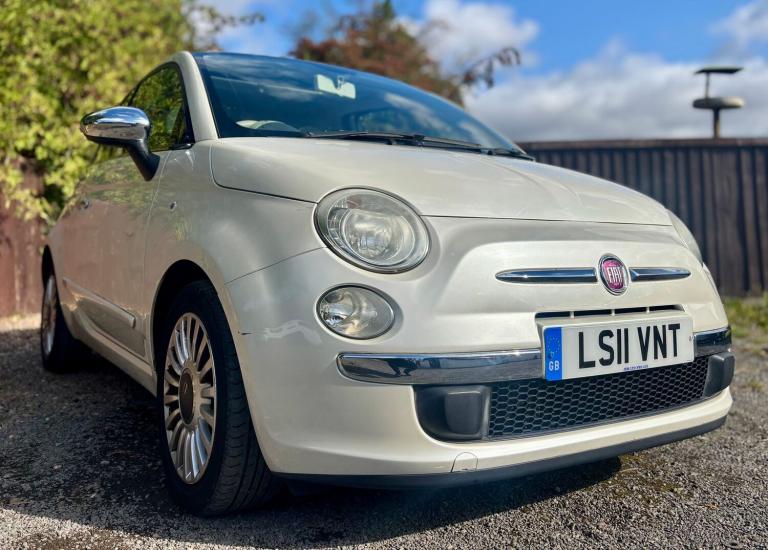 2011 Fiat 500 0.9 TwinAir Lounge 3dr Dualogic HATCHBACK PETROL Semi Automatic