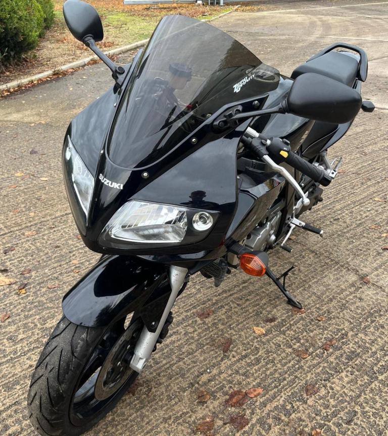2008 58 SUZUKI SV650S K7 SV 650 21k MILES BLACK SPORTS TOURER CLEAN SV650