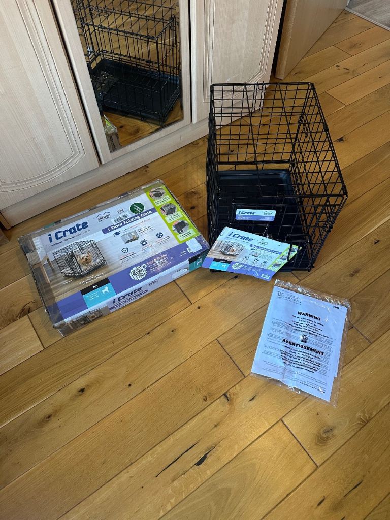 Midwest Homes for Pet 46cm I Crate Dog Crate Single Door Divider Panel Black