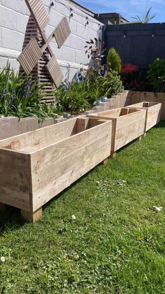 LARGE Wooden Planters