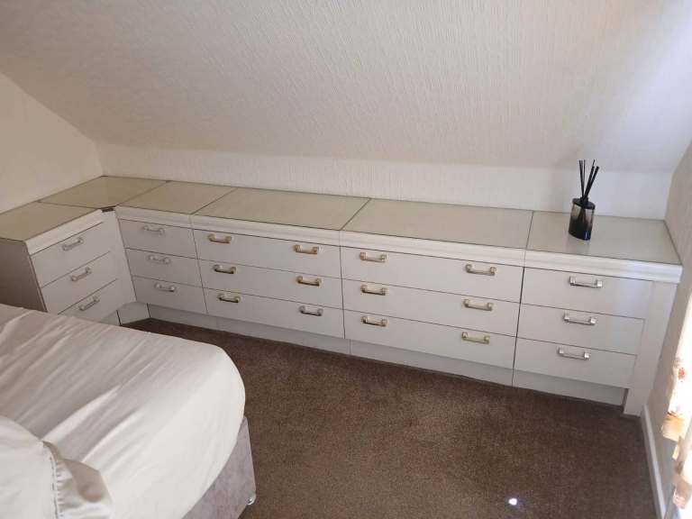 Fitted bedroom drawers