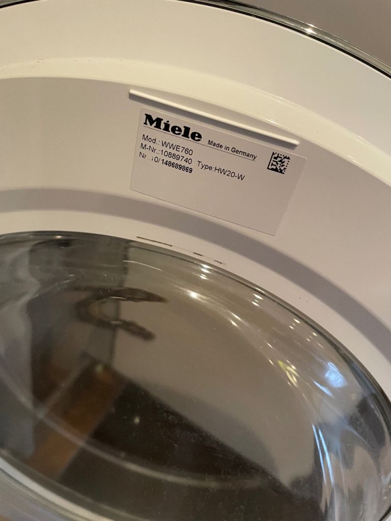 Miele WWE760 TwinDos Washing Machine 8kg - Premium Model - John Lewis Purchase