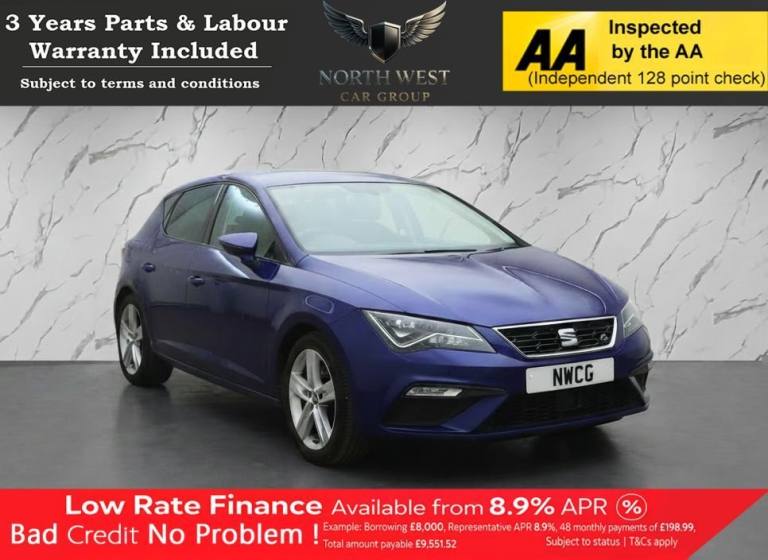 2018 SEAT Leon 2.0 TDI FR Technology Hatchback 5dr Diesel DSG Euro 6 (s/s) (184 ps) NATION Hatchb...