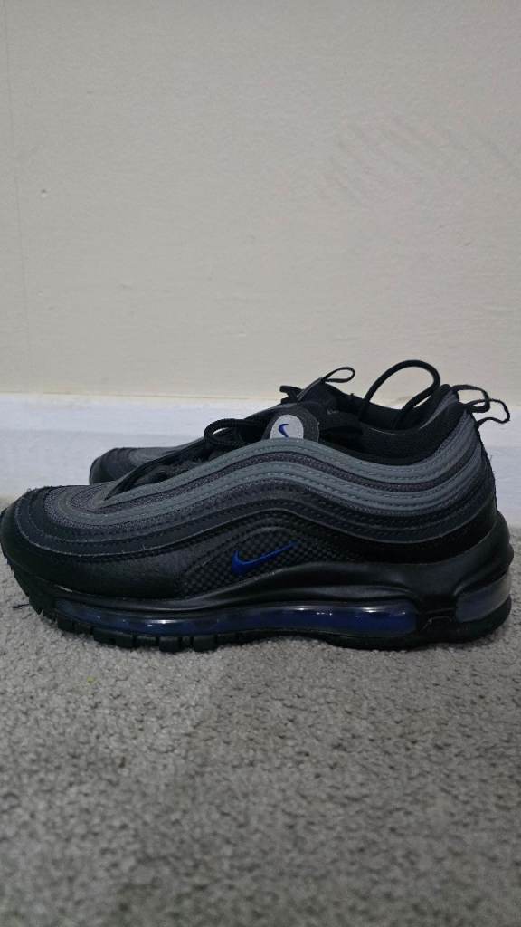 Nike Air Max 97 Black Racer Blue Trainers UK 4 EU 36.5 | in Norbury ...