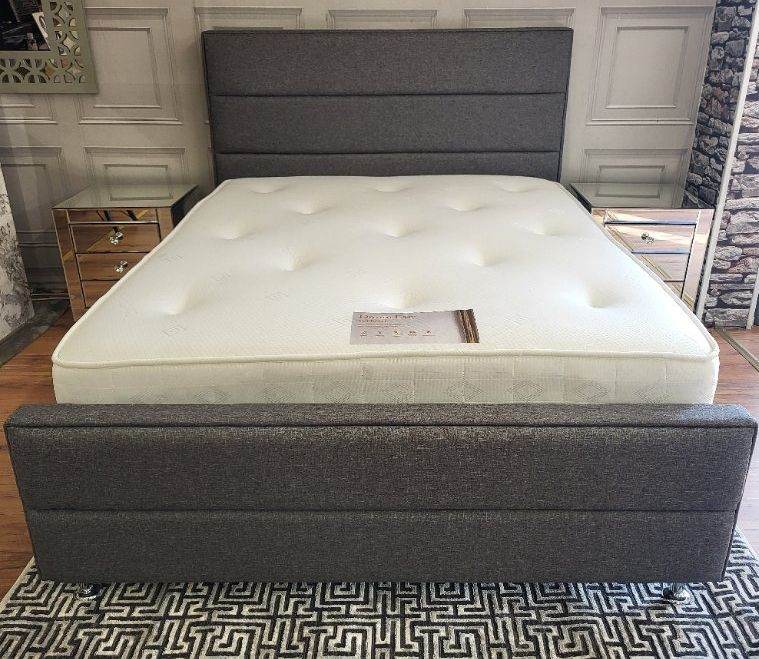 Ex-Display Charcoal Bed Frame 4ft6 (Double Frame)