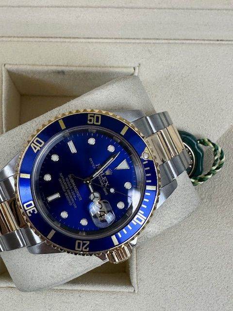 ROLEX BLUESY SUBMARINER BOX AND PAPERS