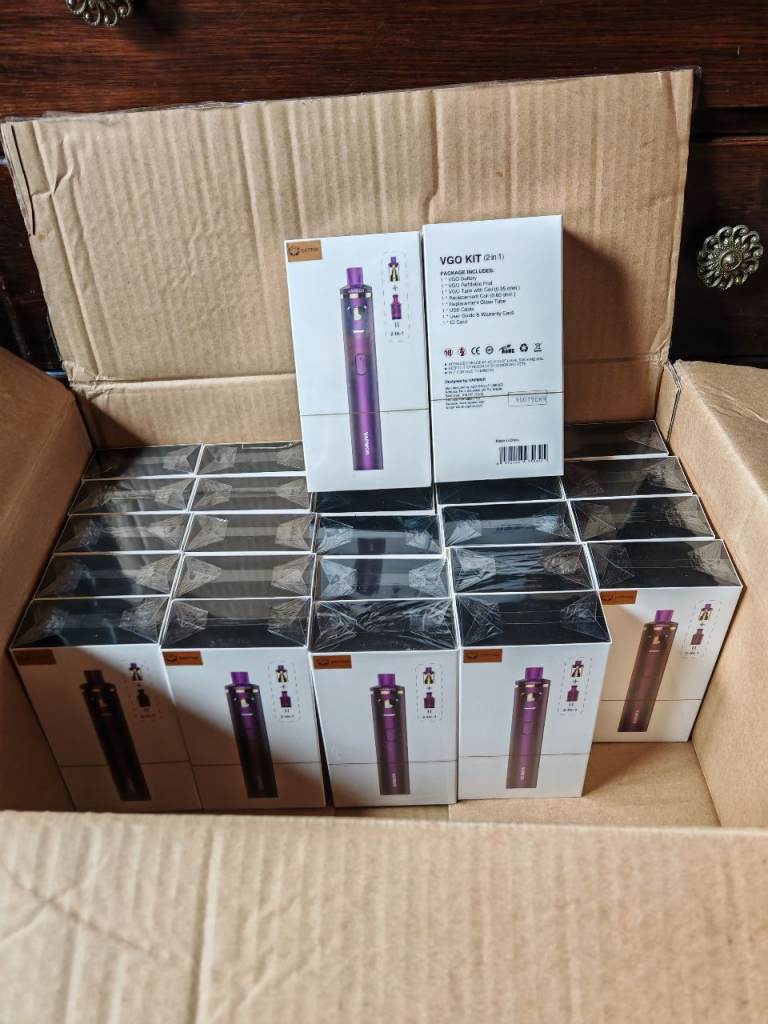 Box of 26 Vapmor VGO 2 in 1 kits
