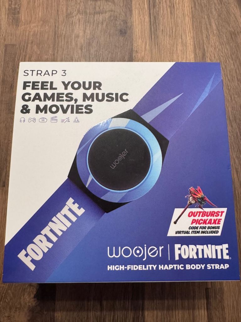 Woojer Strap 3 Fortnite Edition - High-Fidelity Haptic Body Strap