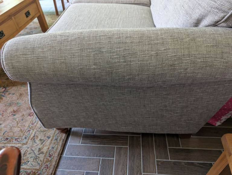 Grey / Beige 3-4 seater sofa in vgc made by NEXT