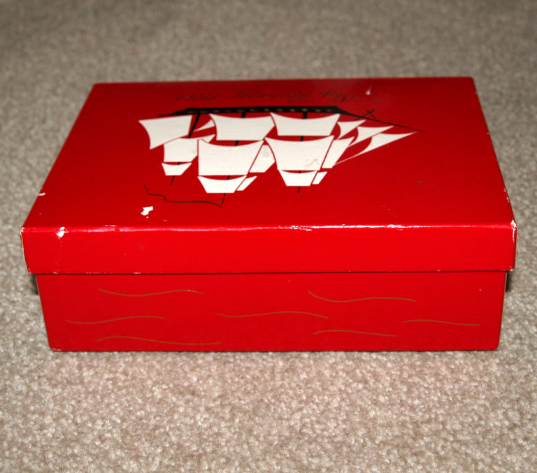 Vintage Old Spice Cardboard Box No. 3396