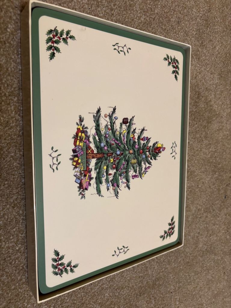 Pimpernel Spode Christmas Table Mats & Coasters
