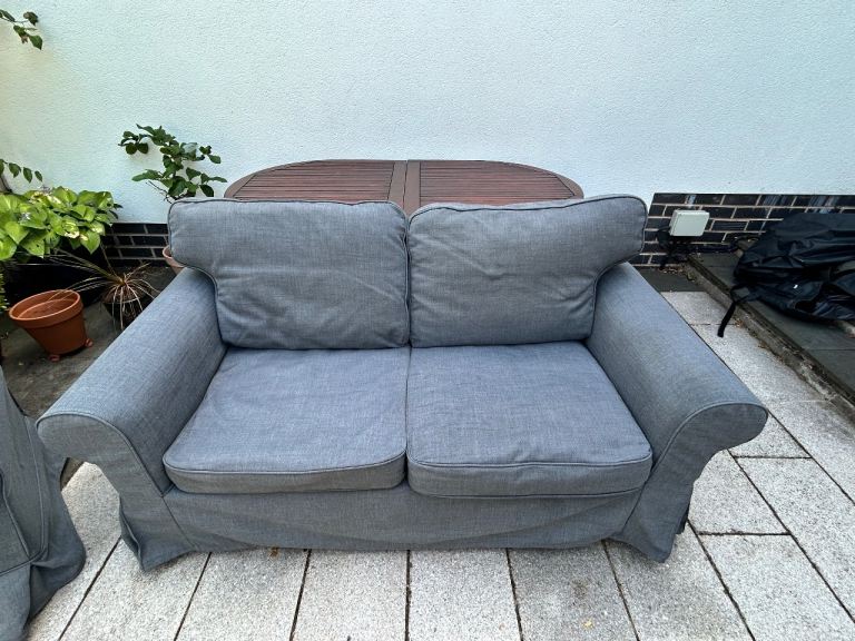 Two seater sofa & armchair 