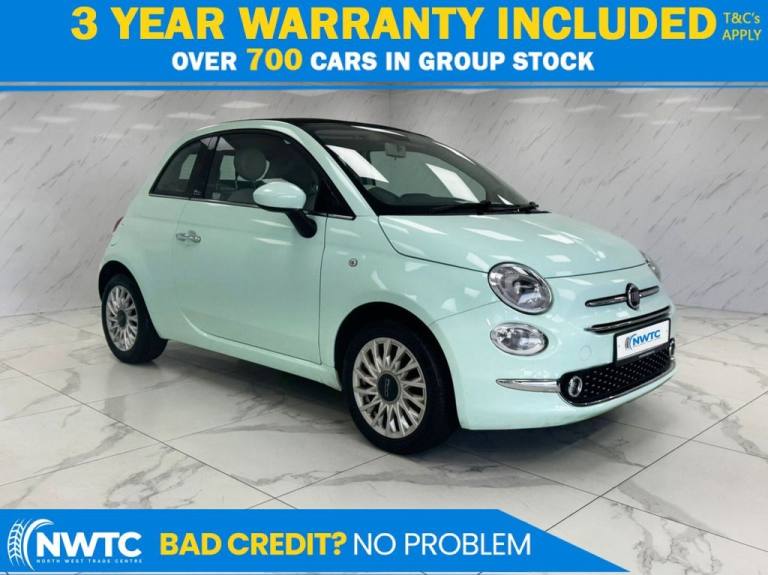 2017 Fiat 500C *AUTO!* 1.2 Lounge Convertible 2dr Petrol Dualogic Euro 6 (s/s) (69 bhp) 1  Conver...