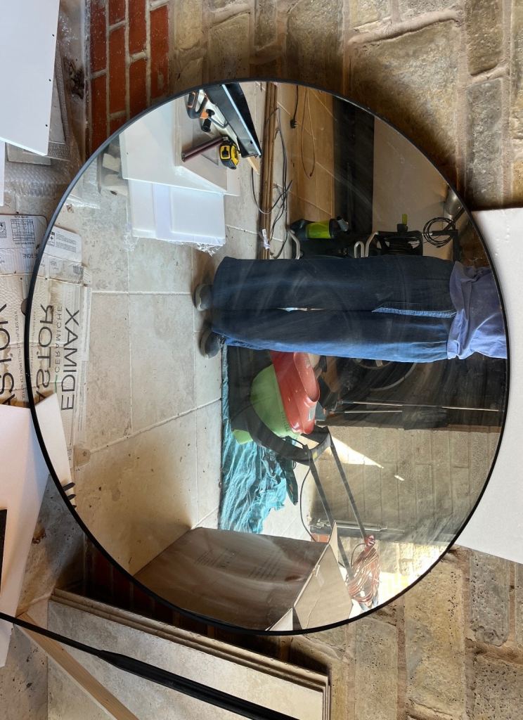 IKEA LINDBYN mirror - 1.1m diameter