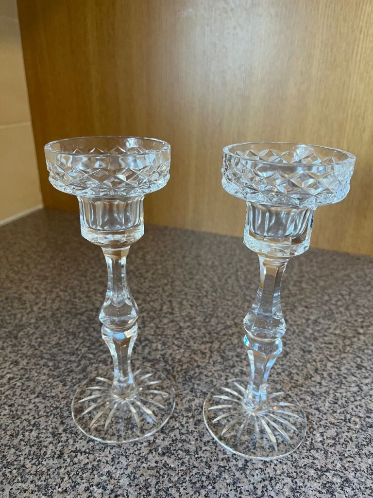 Tyrone Crystal candlesticks