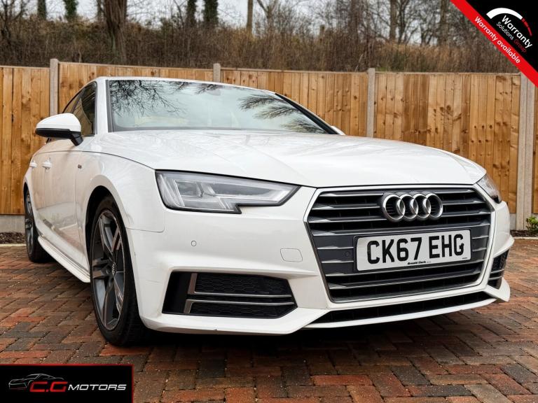 AUDI A4 1.4 TFSI S line White Manual Petrol 2017
