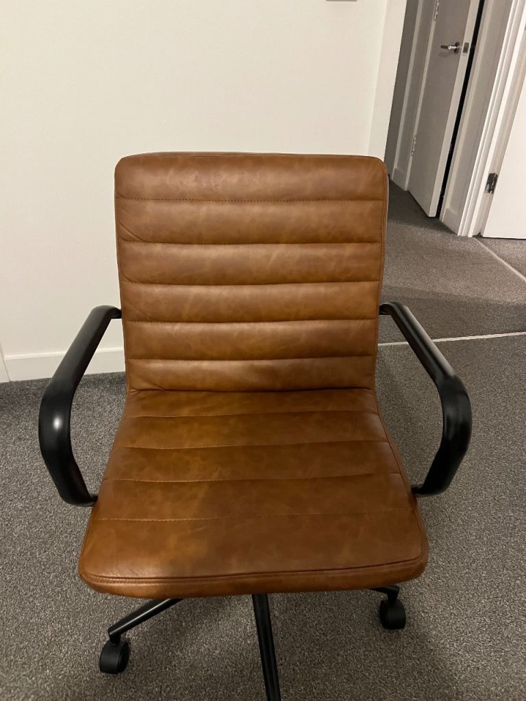 Tan office chair