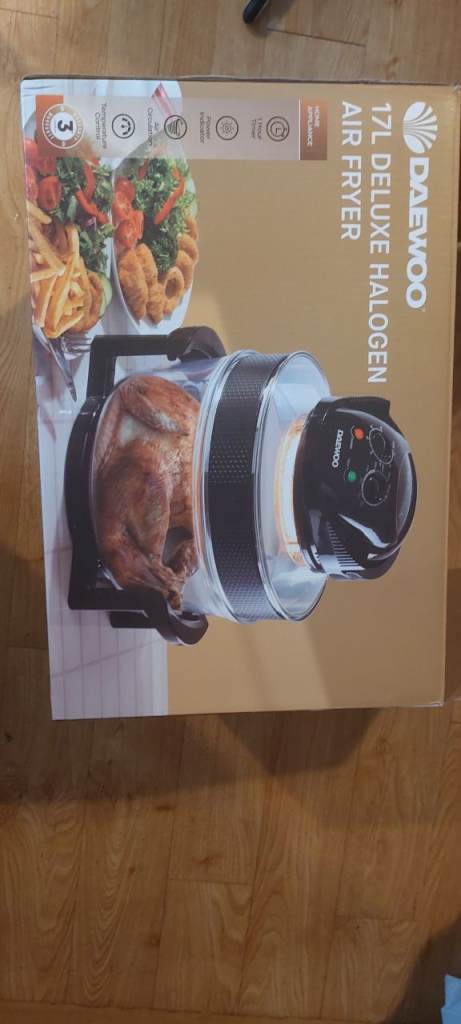 New Daewoo Halogen air fryer 