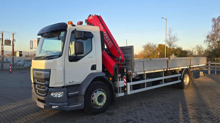 2024 DAF Trucks LF 260 FA 4x2 FASSI F135 Used Hook Crane Truck