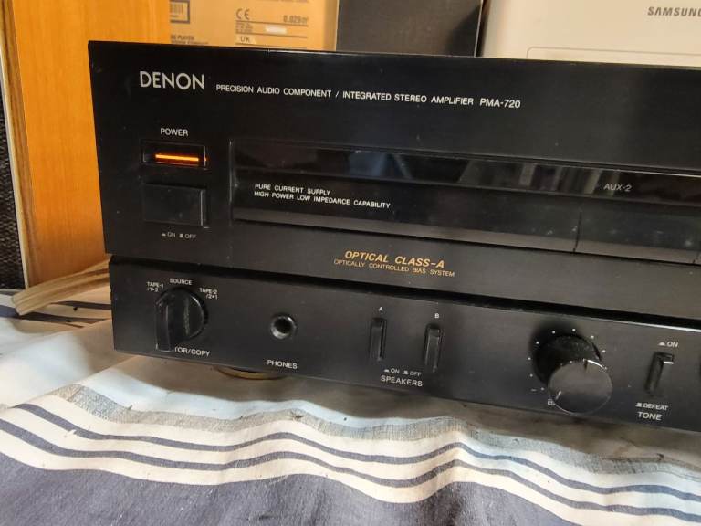 Denon PMA-720 Integrated Stereo Amplifier - Good Condition