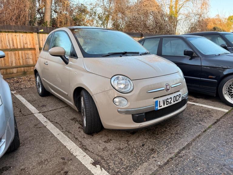 2012 Fiat 500 1.2 Lounge Euro 4 3dr HATCHBACK Petrol Manual