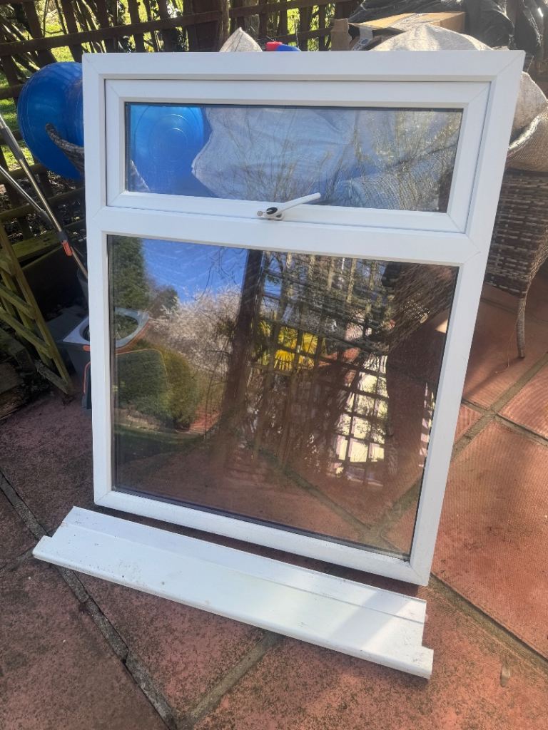 Double glassed window with sill