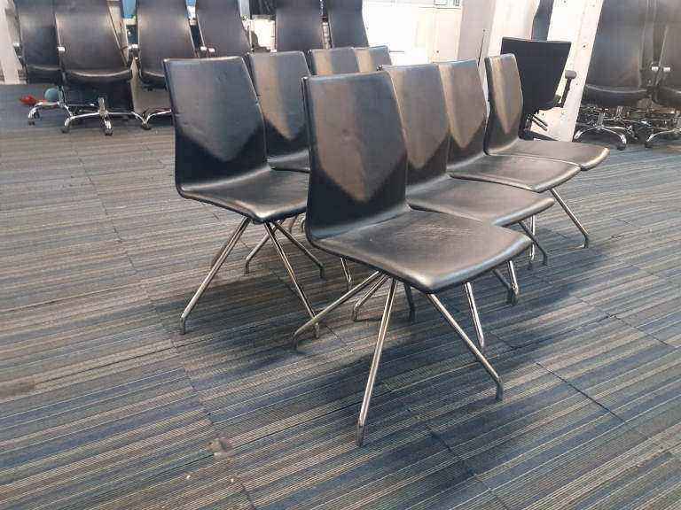 £55 each Black Office Meeting Room Boardroom Conference Executive Chairs