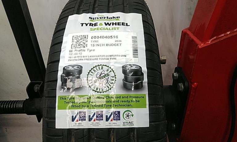 195-60-R15 88v Lanvigator Comfortii 6mm Partworn Pressure Tested Tyre
