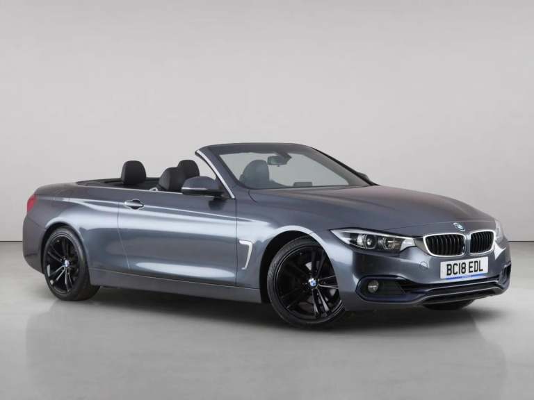 2018 BMW 4 Series 2.0 420i Sport Auto Euro 6 (s/s) 2dr Convertible Petrol Automatic