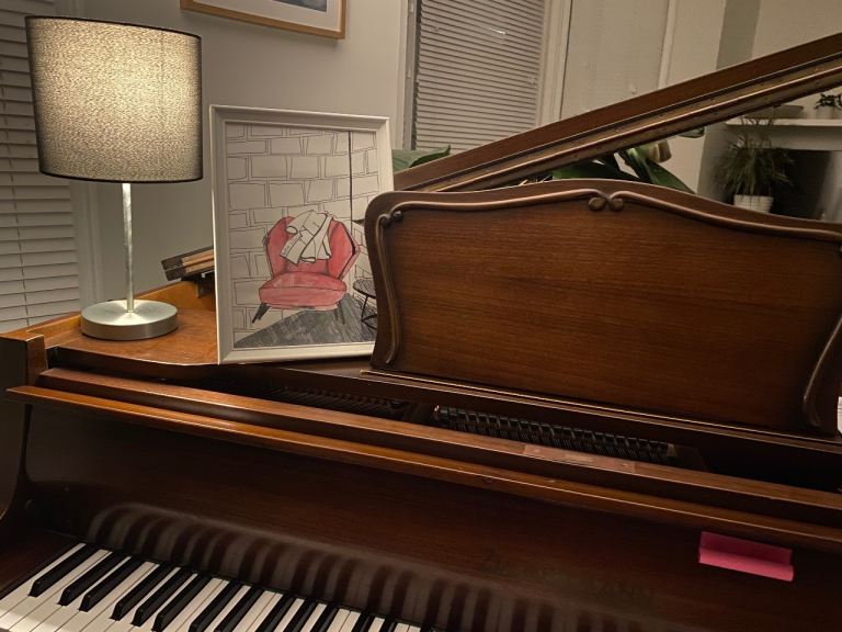 Zimmermann baby grand piano