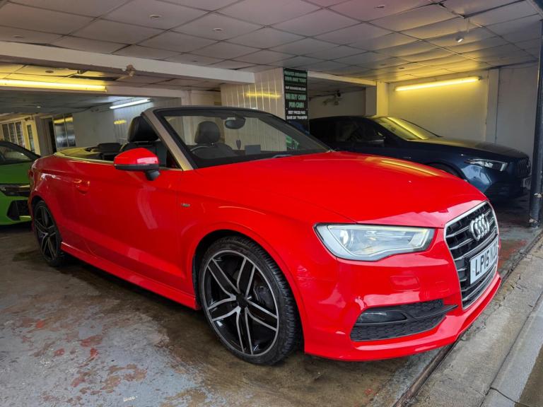 2015 Audi A3 Cabriolet 2.0 TDI S line S Tronic Euro 6 (s/s) 2dr CONVERTIBLE Diesel Automatic