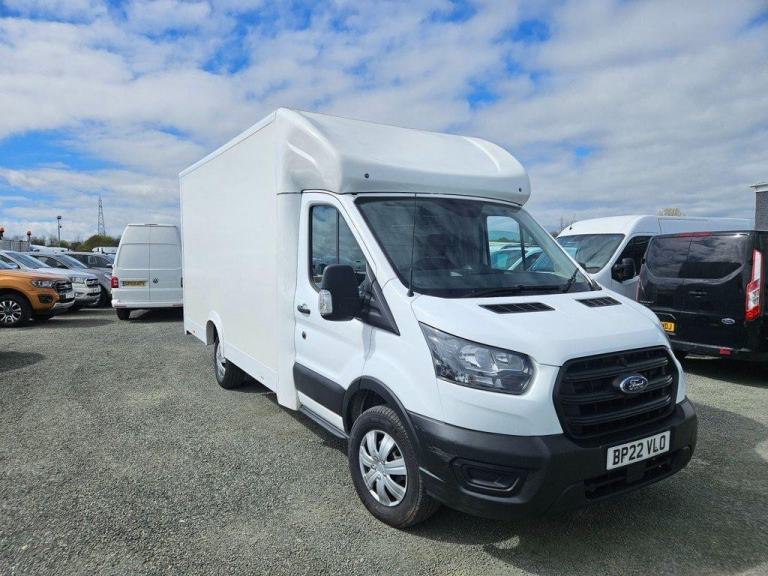  2022 ON 22 PLATE FORD TRANSIT 350 LEADER ECOBLUE LOW LOADER LUTON VAN ULEZ FREE