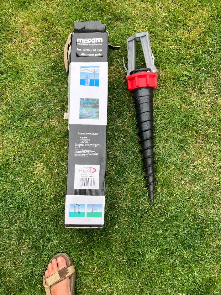 Maxim Powerfix Earth Anchor -  Ground Spike for Parasols/Washing Lines