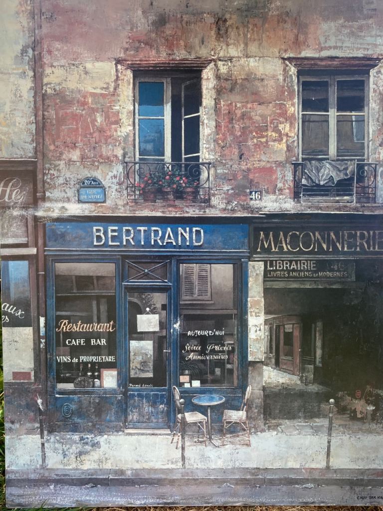 French cafe picture – Good Condition