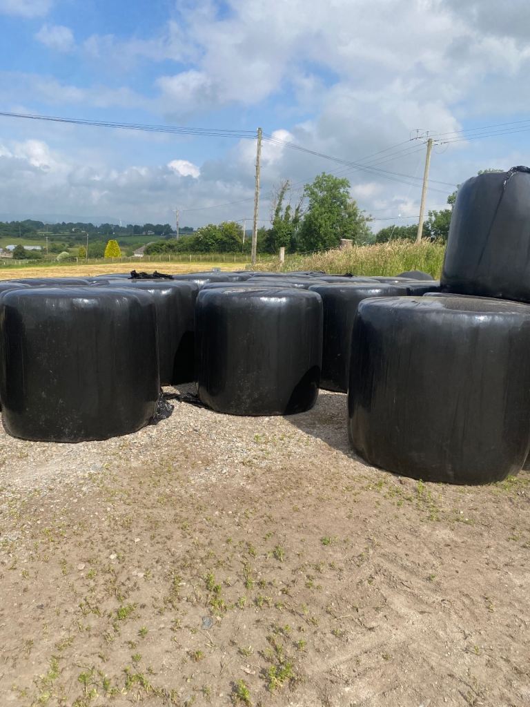 Round Bales of Silage